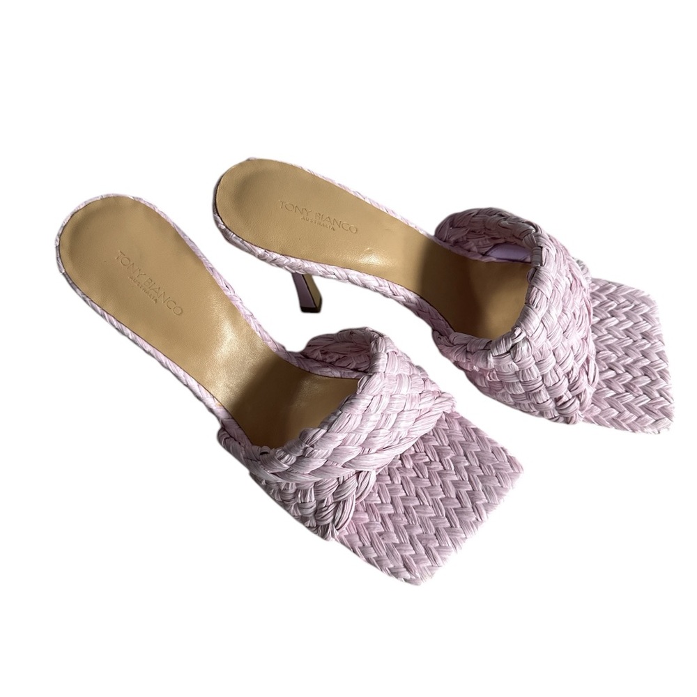 Tony Bianco Lourdes Raffia Mules BRAND NEW IN BOX!!!